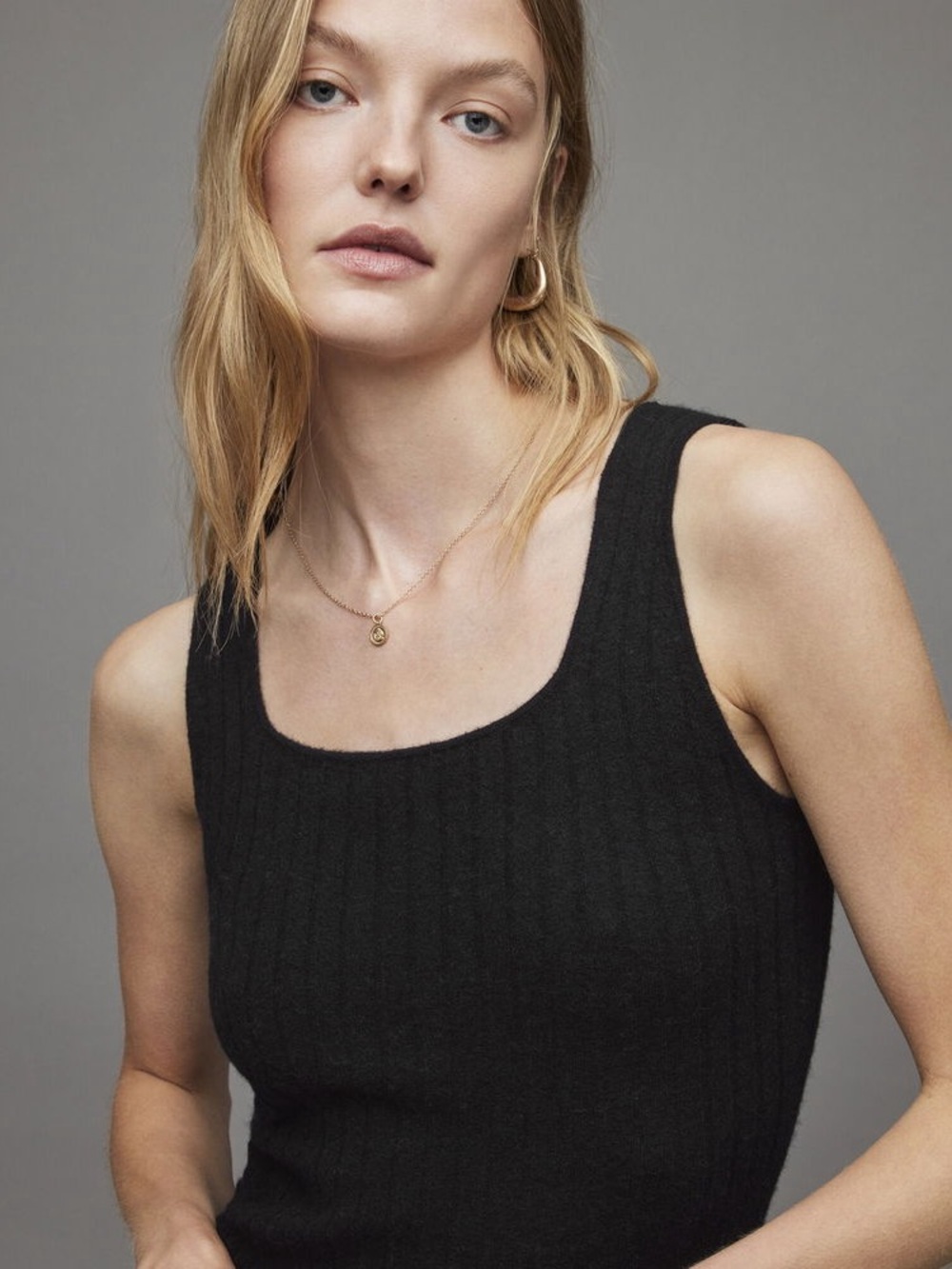 All Saints Margot Wool Blend Dress Black Size Small - Picture 3 of 12